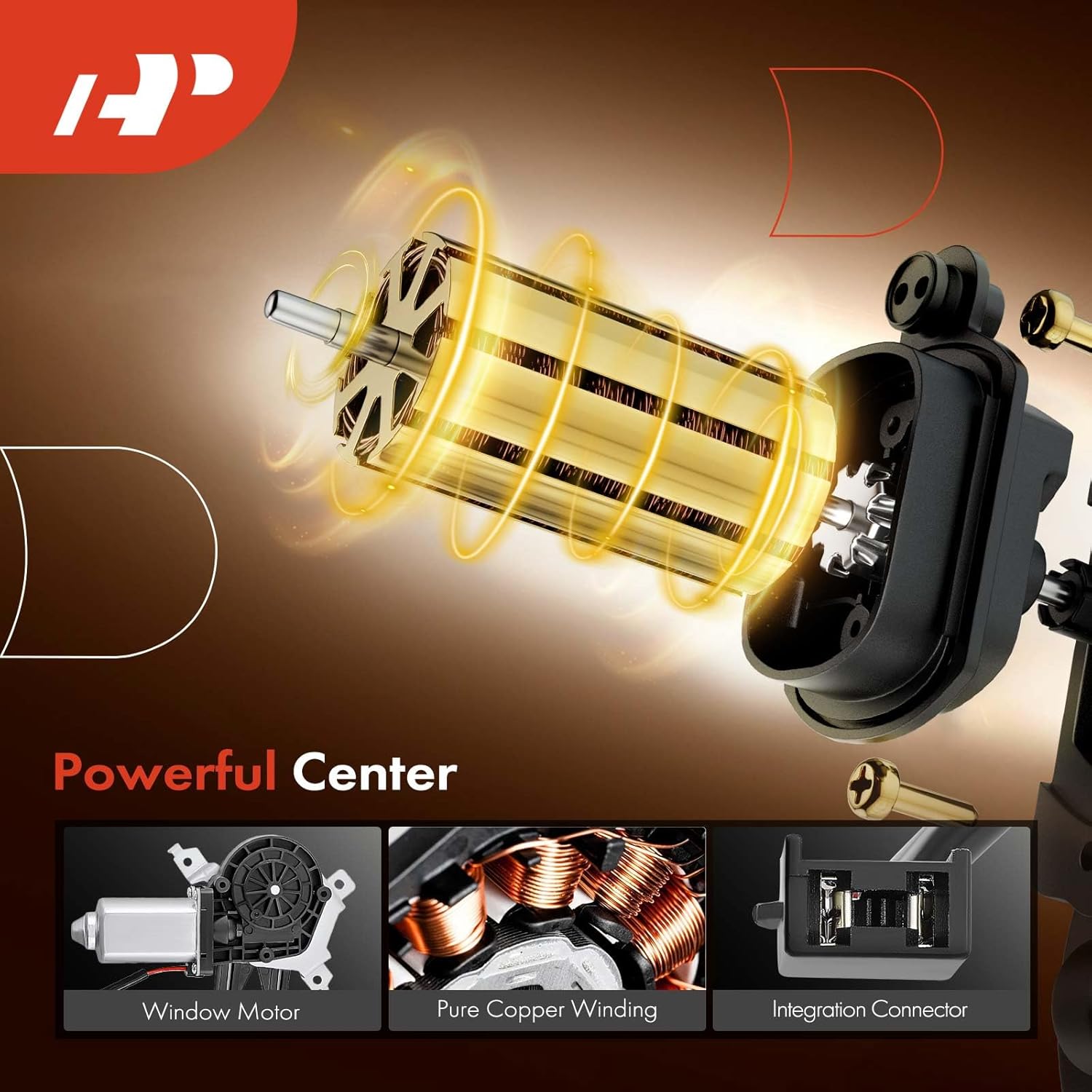 A-Premium Front Left Driver Side Power Window Regulator with Motor Replacement for Ford E-150 2003-2014, E-250 Econoline 1992-2002, E-350 E-450 E-550 Super Duty Front Left