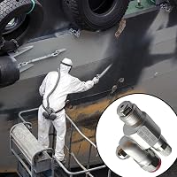 divinge 287030 CleanShot Elzárószelep - Airless Festékszóró Adapter 3600 PSI Nyomásig, 180° Forgó Csatlakozóval, Graco Kompatibilis Festéksz 7