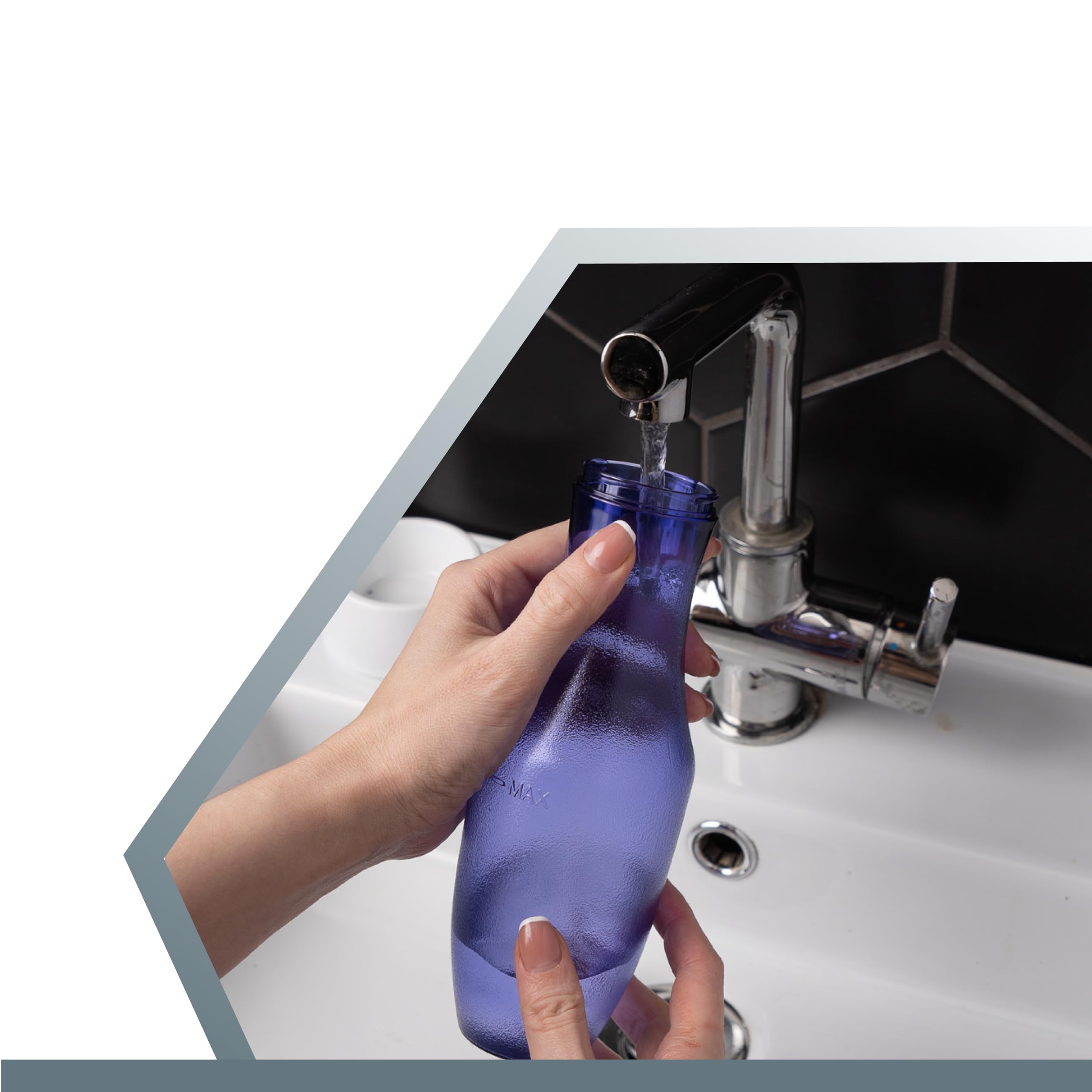 B.Well Suiza TH-917 - Irrigador bucal portátil e inalámbrico (4 modos de funcionamiento, incluye modo individual, depósito de agua de 280 ml, 2 boquillas con rotación de 360°, carga por inducción y