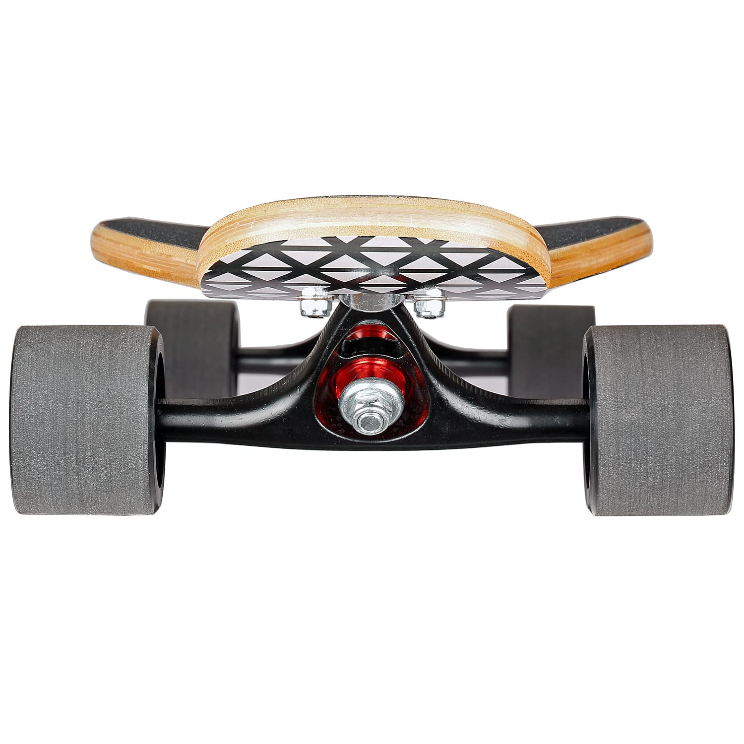 FunTomia Longboard Camber avec roulement à billes Mach1 en céramique Flex1 Drop Through Cruiser Freeride Skaten Planche complète avec outil en T