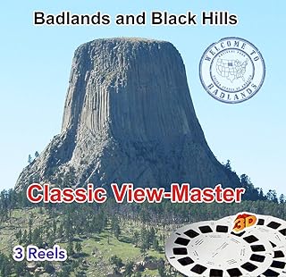 Badlands and Black Hills - Vintage Classic ViewMaster - 3 Reels Only
