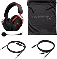HyperX Cloud Pro Gamer Fejhallgató - Piros, 3.5mm Jack, Többplatformos Kompatibilitás, Aktív Zajszűrés, PC PS4 Xbox 9