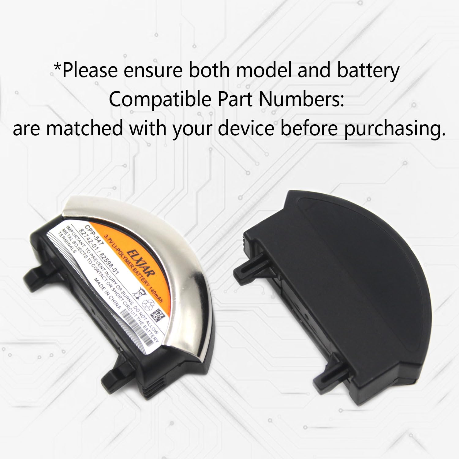 Amazon | ROWSHEP (2パック) 3.7V 140mAh Li-Poバッテリー交換用 Bose