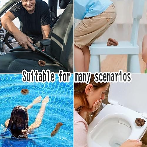 Miniatura 5 de 6 piezas de juguete flotante de caca falsa, broma del día de los inocentes, juguetes de broma, caca falsa de gato, caca falsa, muchas formas de caca