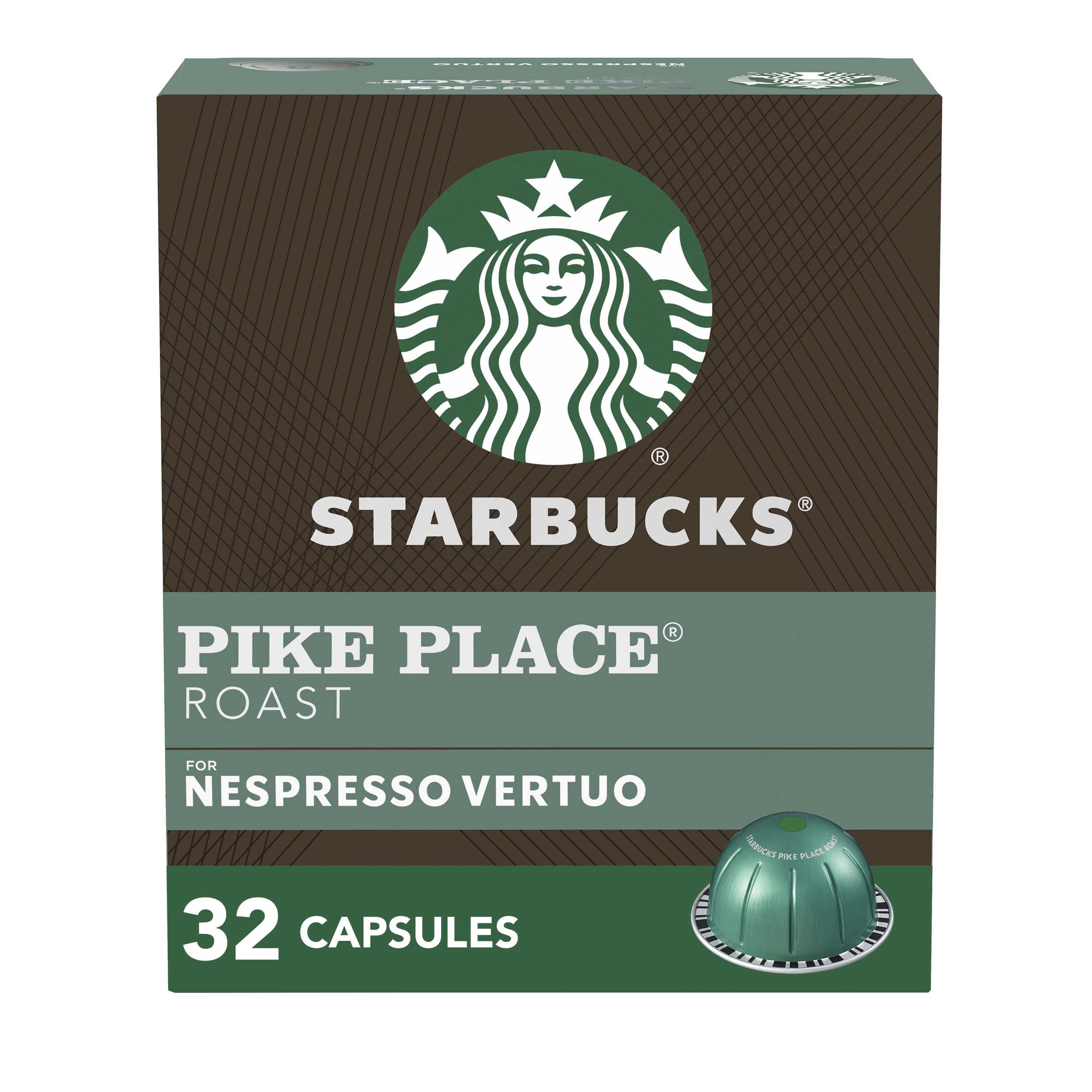 Buy Starbucksby Nespresso Vertuo, Pike Place, Medium Roast Coffee 32