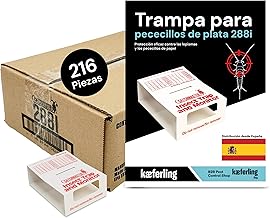 Catchmaster 216x 288i Silver Minnow Trap - 100% Poisonless - Ideal for Restaurants and Offices - Effective against Silverfish for Pest Control