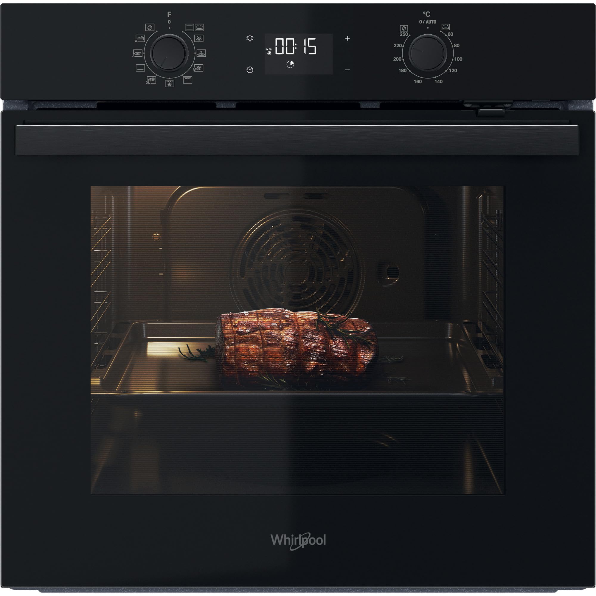 Whirlpool OMR58HU1B Forno Multifunzione Inox 12 Funzioni Cook3 classe A+ 71Lt