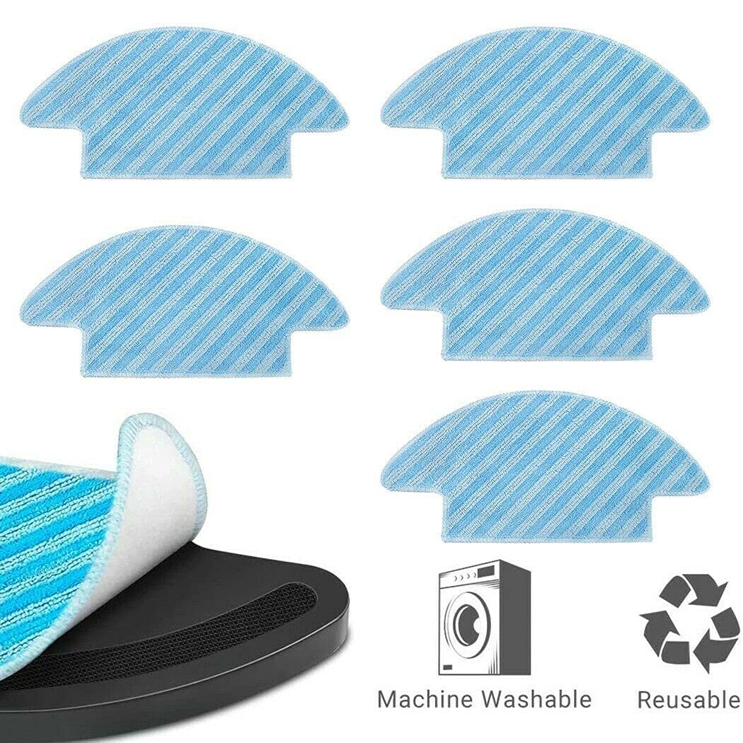 Lot De 4 Serpillères Lavables Et Réutilisables Compatibles