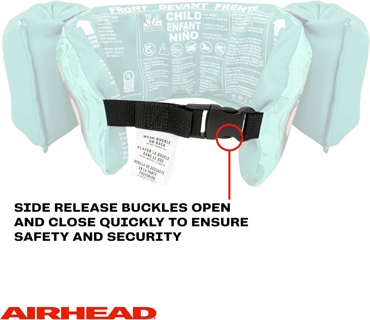Airhead Water Otter Elite Life Jacket | Flotation Devices for Kids | Multiple Colors Available