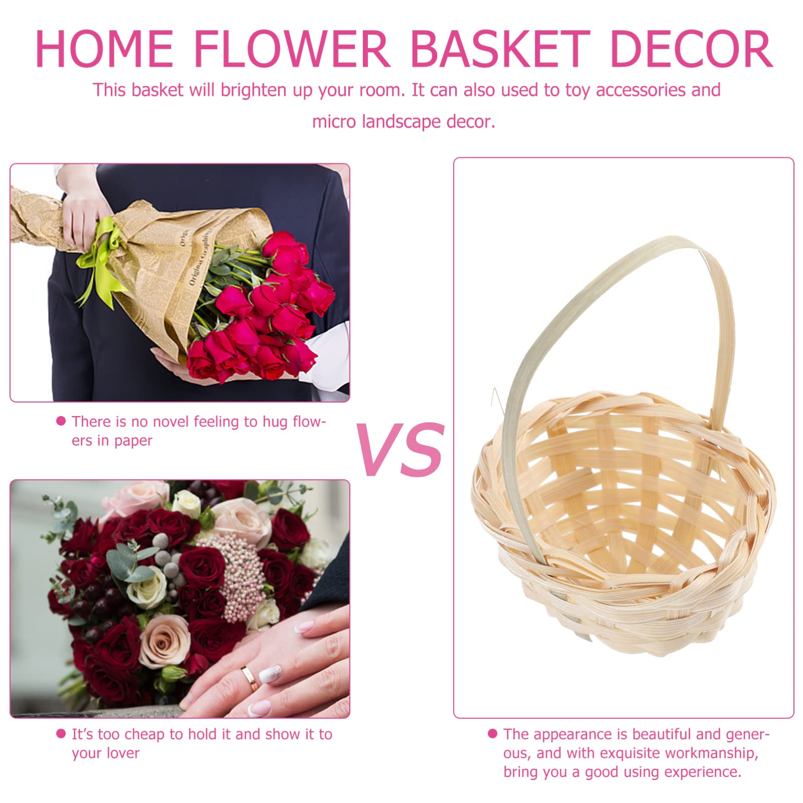 20 Cestini Mini In Bambù - Cestini Ovali Decorativi Per Fiori, Regali E Bomboniere - Foto 11