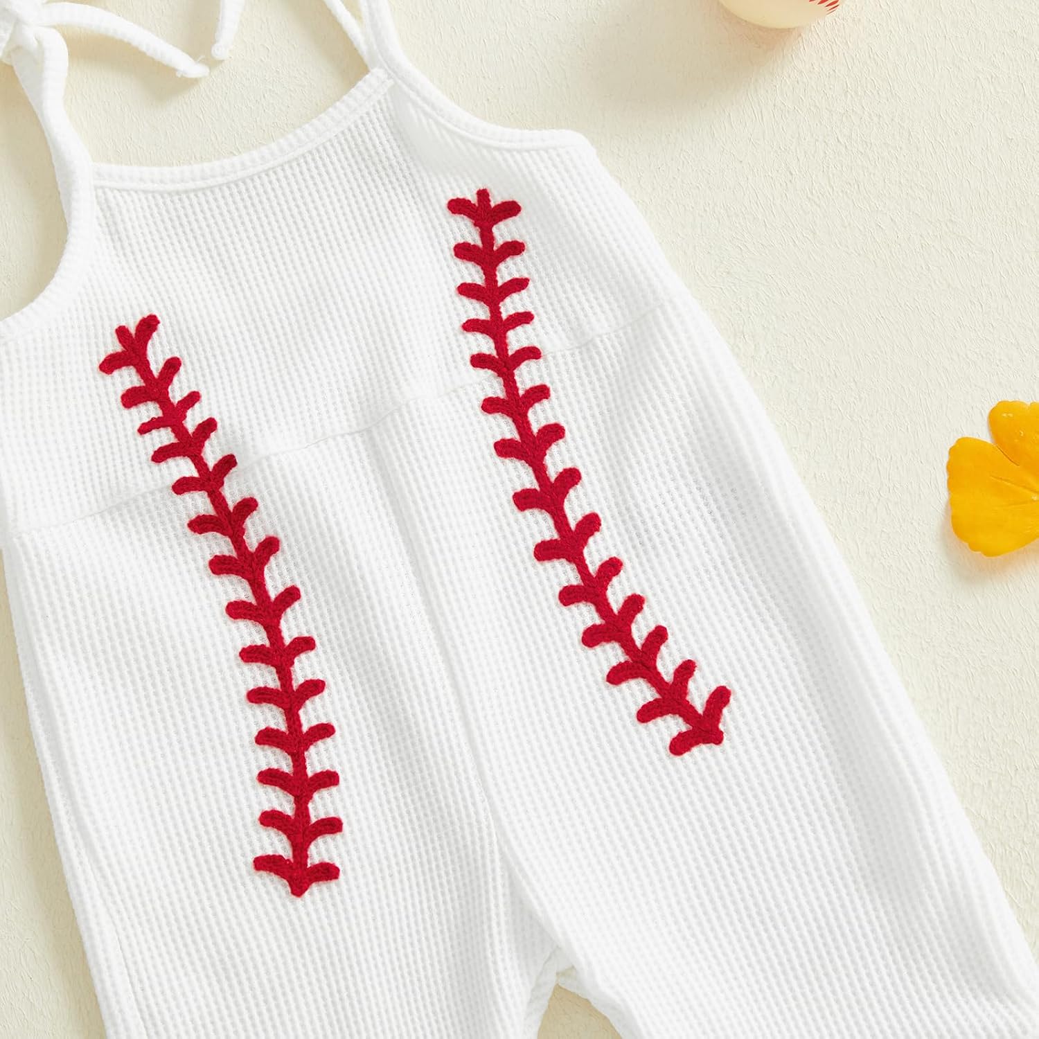 Toddler Baby Girl Baseball Outfit Baseball Sister Overalls Bell Bottoms Romper Flare Pants Jumpsuit Summer Clothes