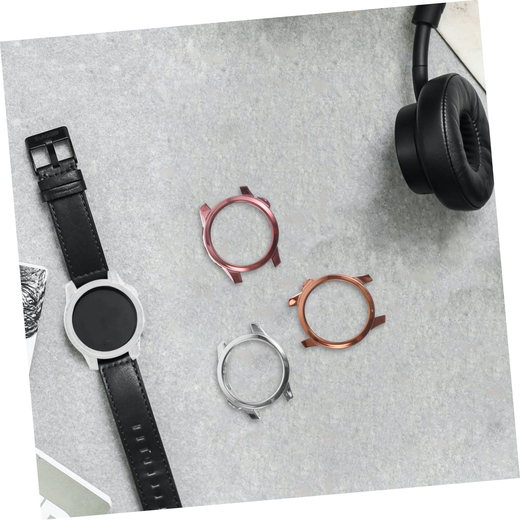HOMSFOU 16pezzi Cover Protettive Per Smartwatch Tpu Anti- e Leggere Compatibili Con Protezione Completa Per Uso Quotidiano Colori Variati Disponibili