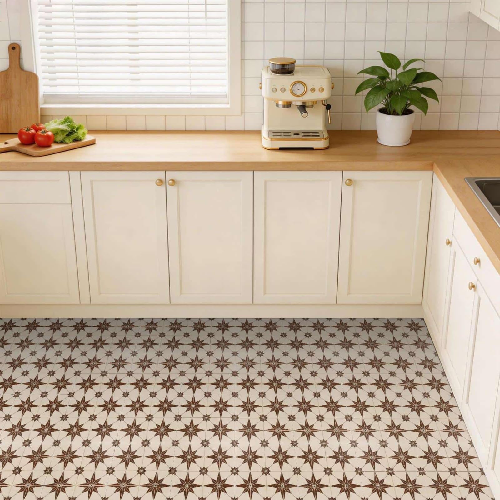 Azulejos Adhesivos Baño Impermeables 30 cm x 30 cm