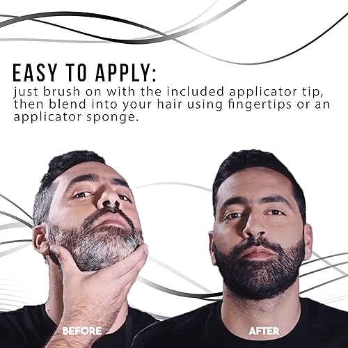 Miniatura 4 de Hairatin Retoque de raíz aplicación rápida y fácil con tecnología antirtransferencia para una mejor ocultación y oscurecimiento de las manchas