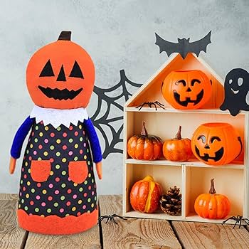 ハロウィン パンプキン ドール かぼちゃ人形 全長67cm 楽天市場】VeroMan 可愛さ際立つ ハロウィン かぼちゃ人形