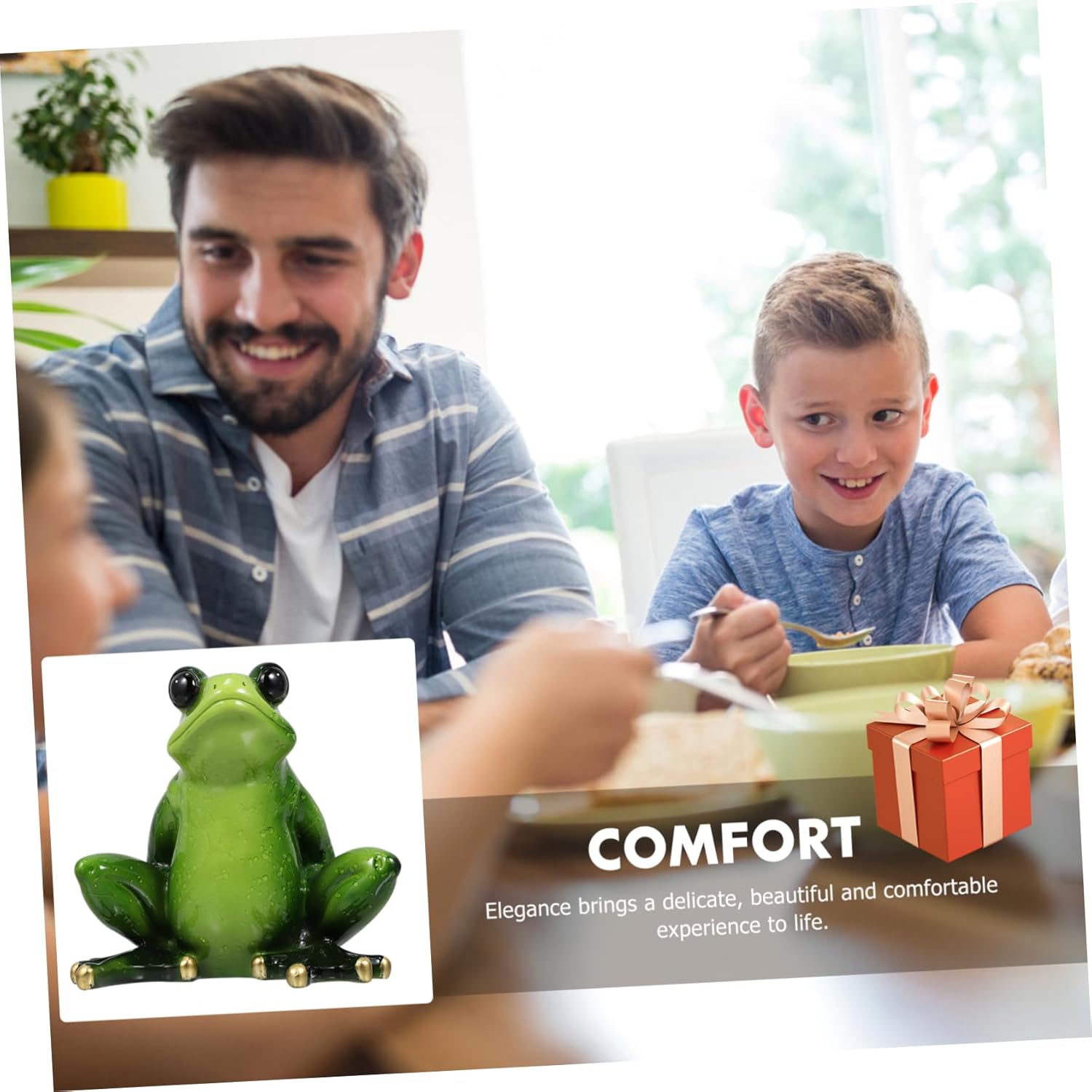 Amosfun Frog-Shaped Resin Wine Rack Multi-Functional Bottle Holder for Home Bar Display Shelf for Kitchen Living Room Wine Cellar Space-Saving Design