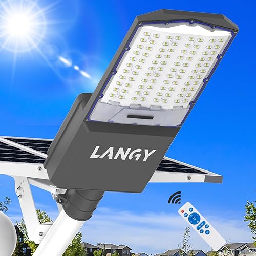 Miniatura 2 de Farolas solares de 800 W para exteriores, 80000 lm, luz de calle solar IP67, impermeable, funciona con energía solar, luz de calle LED del atardecer