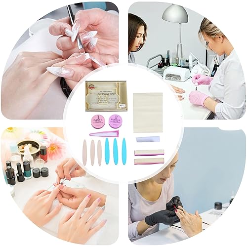 Miniatura 4 de Juego de manicura japonesa, kit de uñas en polvo, juego de fortalecedor de manicura, inspirado en la manicura, fórmula centrada en reparación, ideal