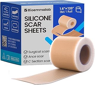 Láminas de silicona para cicatrices, cinta qu...