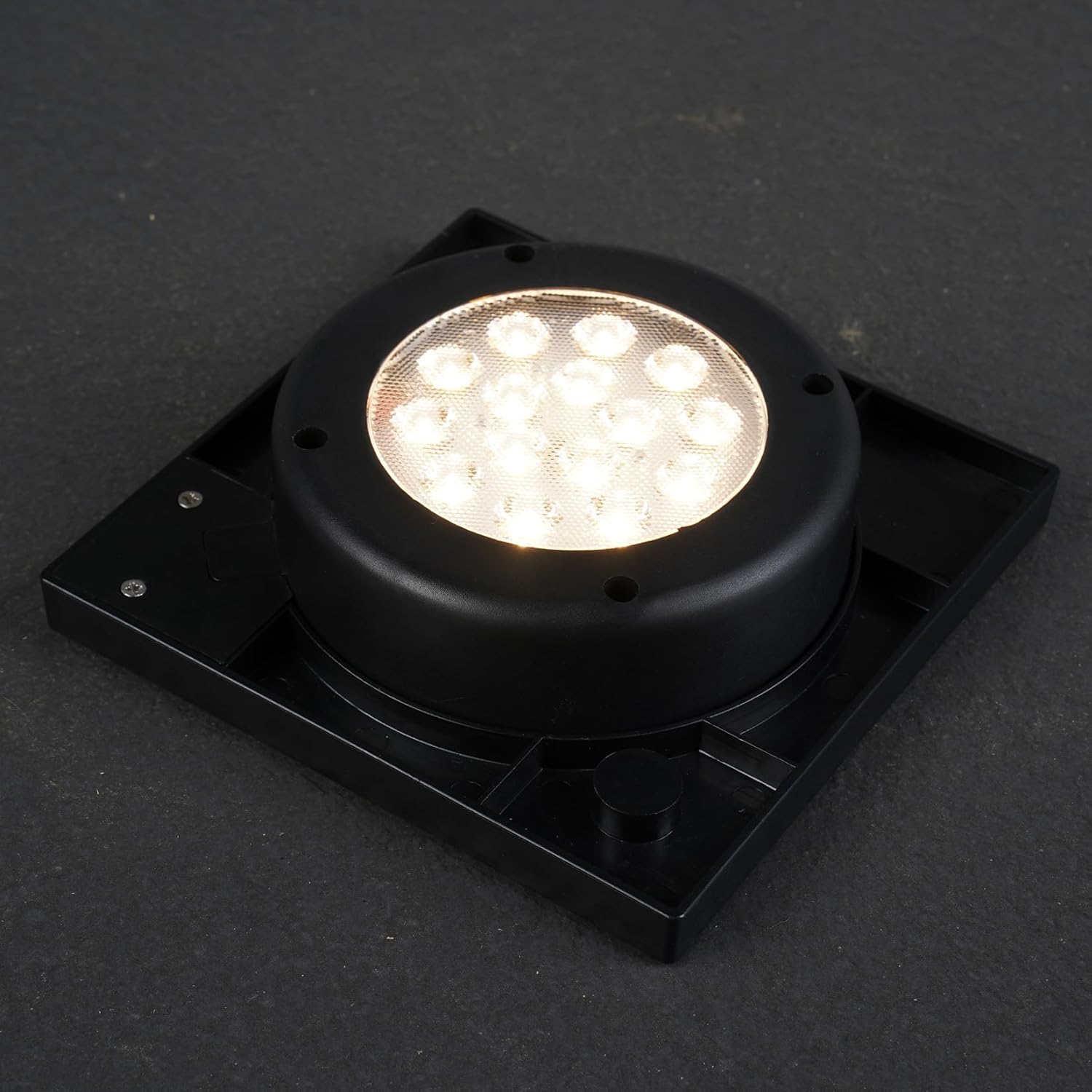 Grand patio Solar Lights Replacement Top, 50 & 100 Lumen Super Bright Warm White SMD Chip, Waterproof Square Solar Lamp Head for X15 Outdoor Models – 50&100 Lumen Square