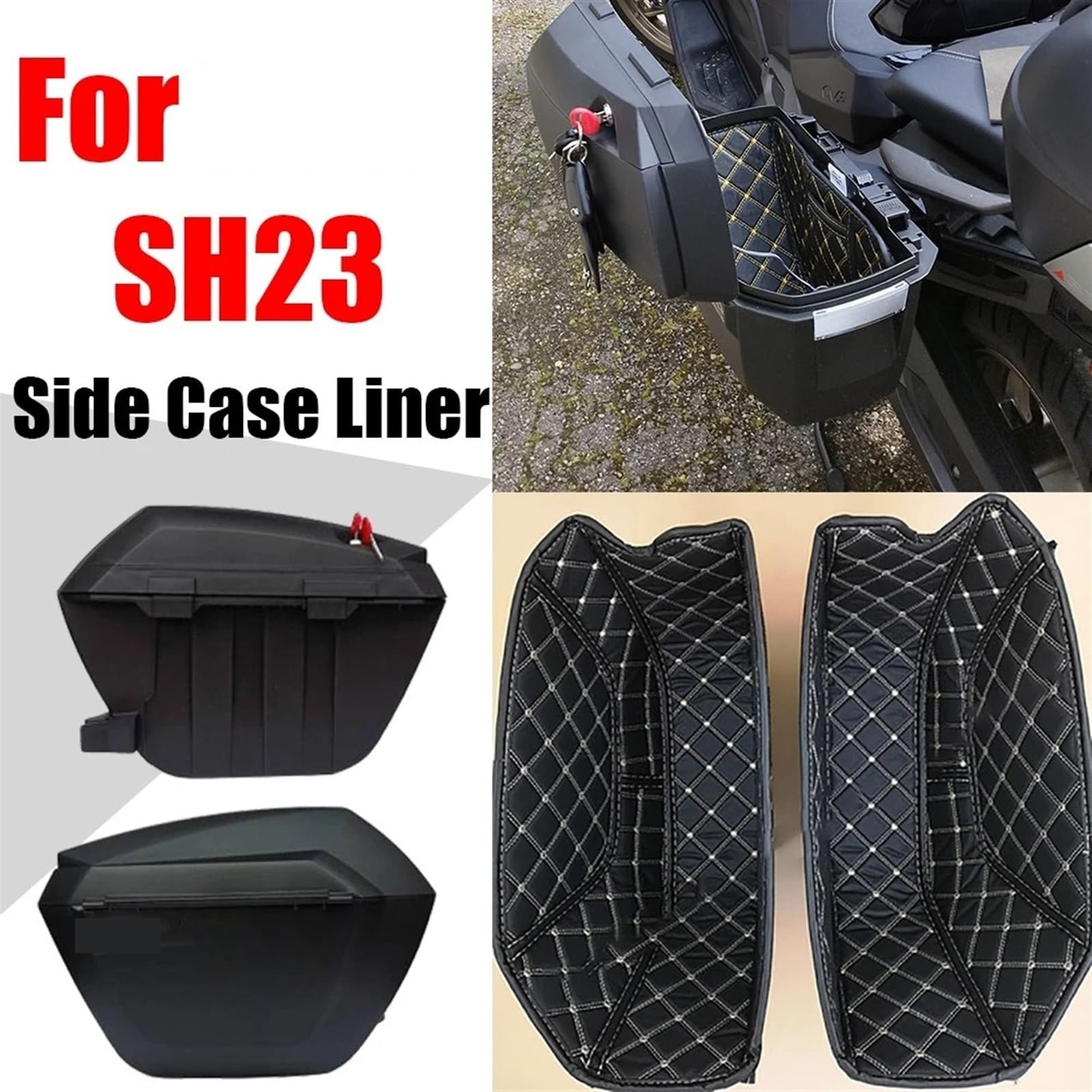dla SHAD SH23 Akcesoria motocyklowe Bagażnik Wkładka dla sakwy