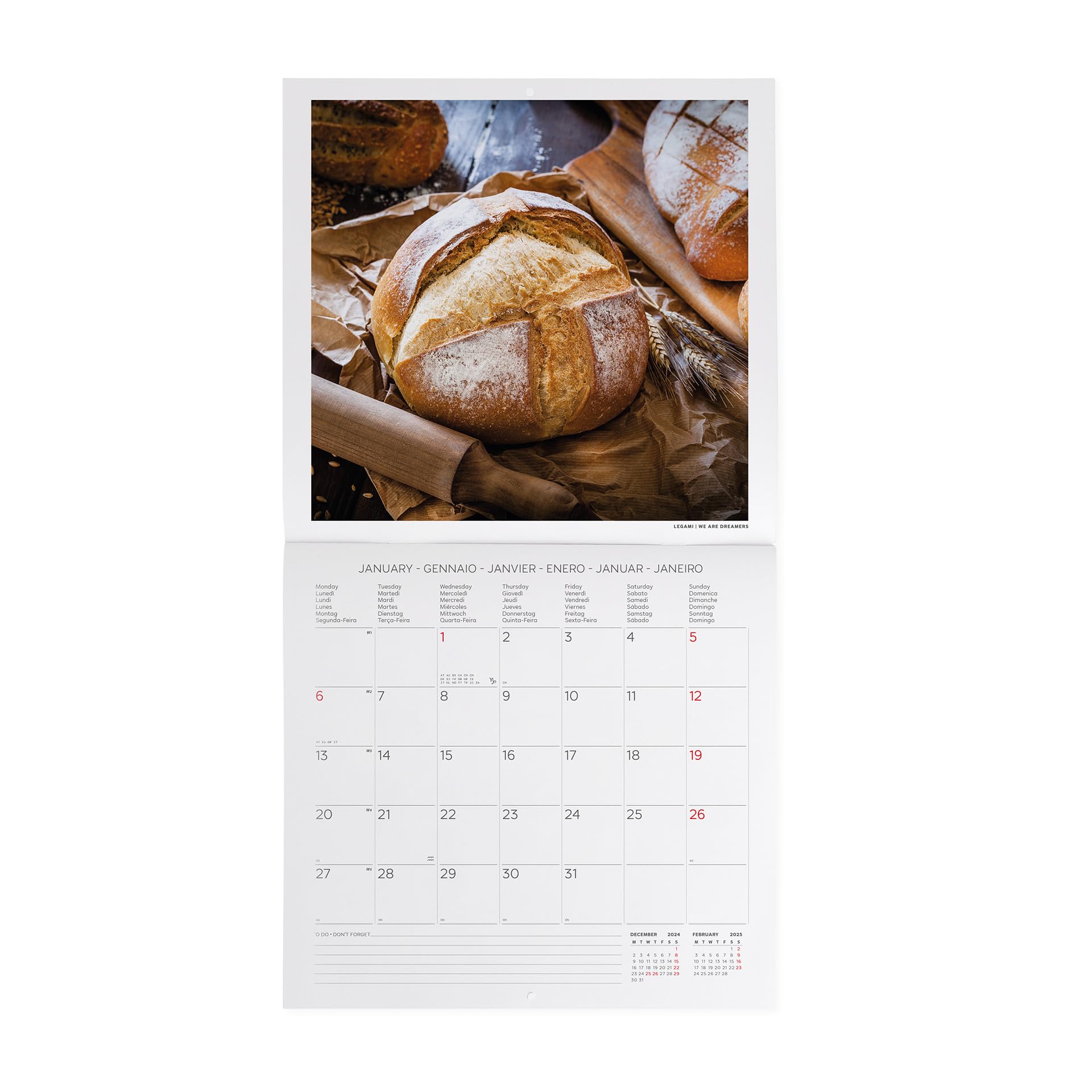 Legami - Calendario Da Parete 2025, Calendario Da Muro 16 X 49 Cm, 12 Mesi E Planner - 3