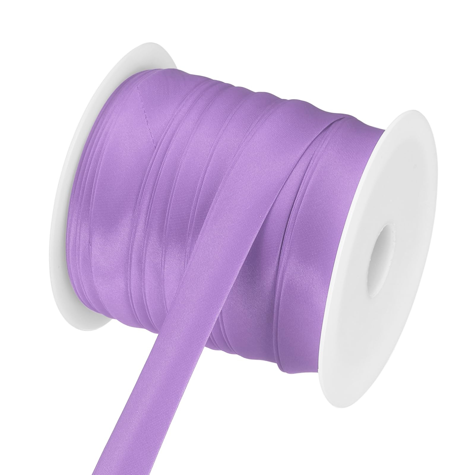 sourcing map Double Fold Bias Tape 3/4" x 25 Yds Light Purple