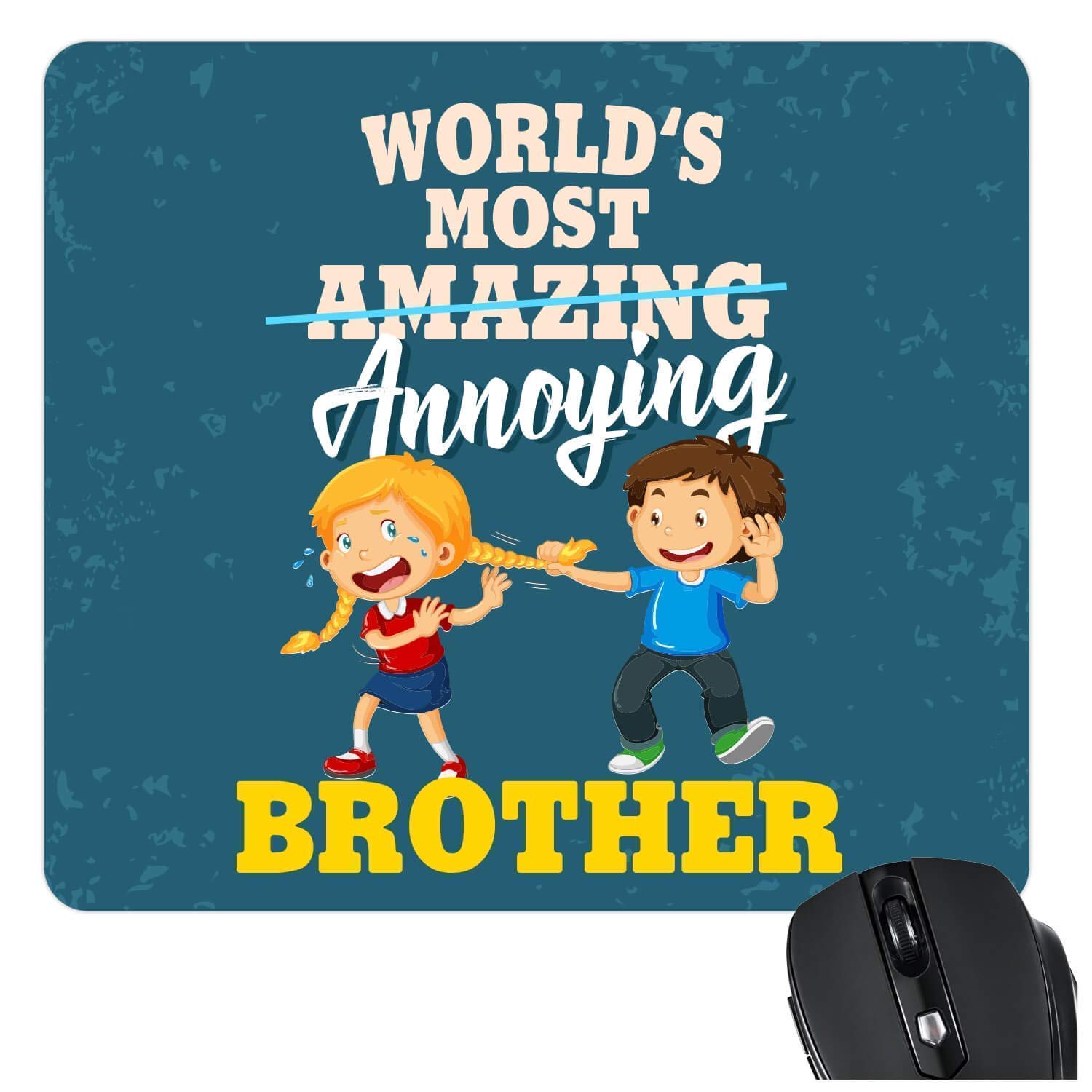 TheYaYaCafe Rakhi Gift for Brother, Annoying Brother Printed Mouse Pad - Computer, PC, Laptop (B07FTLLRP8) Amazon Price History, Amazon Price Tracker