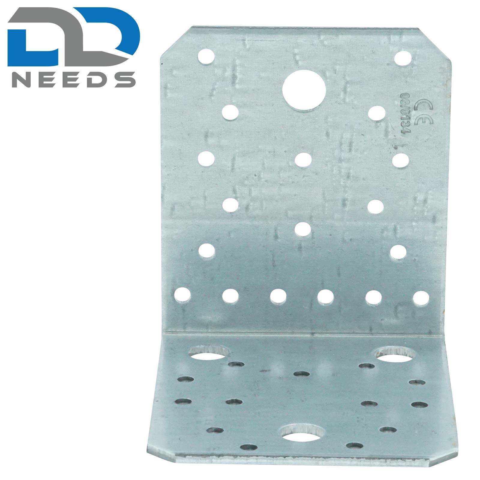 D2D | VPE: 50 Stück - Winkelverbinder - Größe: 105 x 105 x 90 mm - Feuerverzinkt mit E-TA Zul. - Stütze - Balkenwinkel - Holzwinkel - Made in Germany