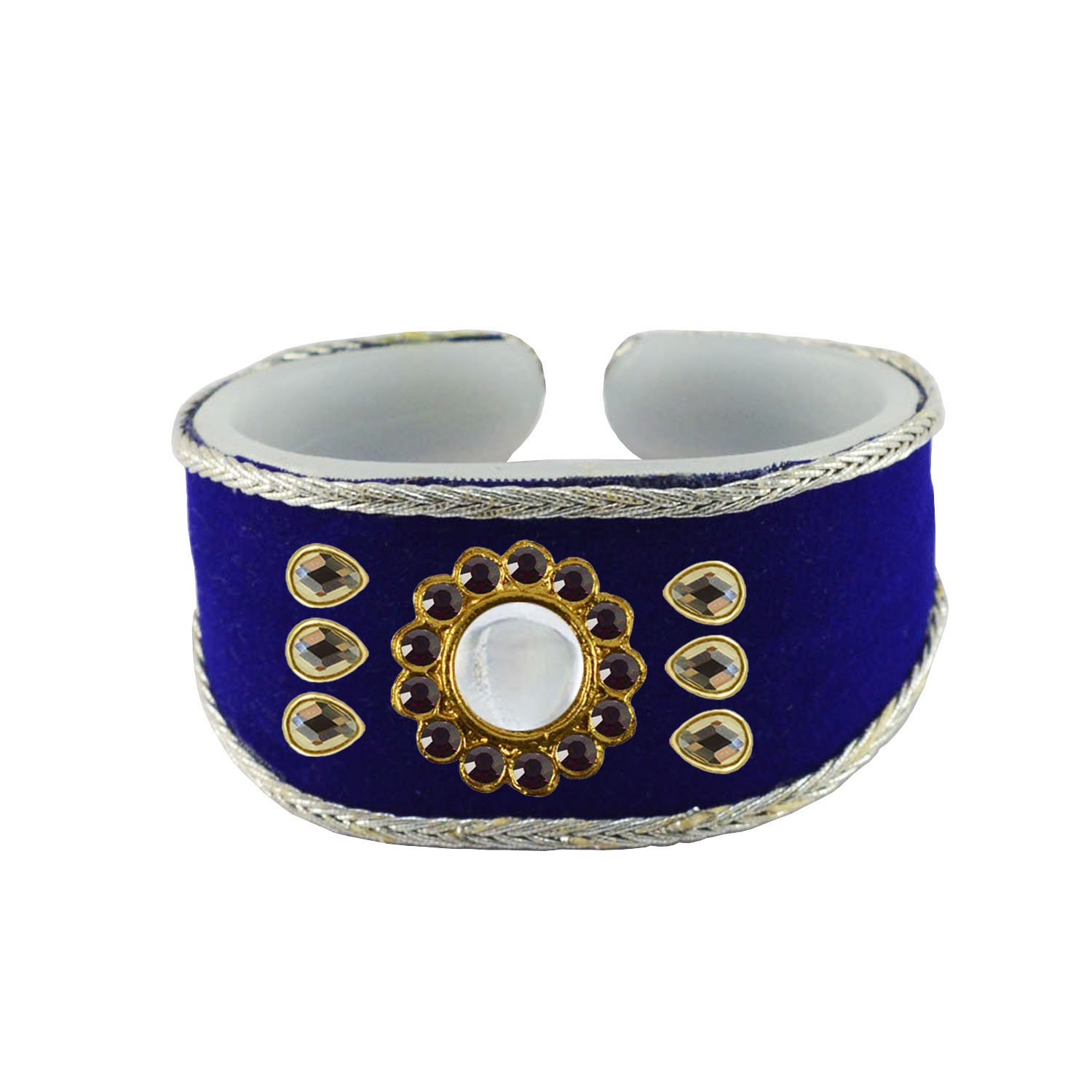 Blue kundun Stud Acrylic Bracelet