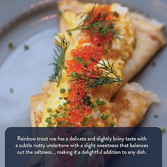 IHOC Rainbow Trout Roe, Product of Denmark (1.07oz) x 6