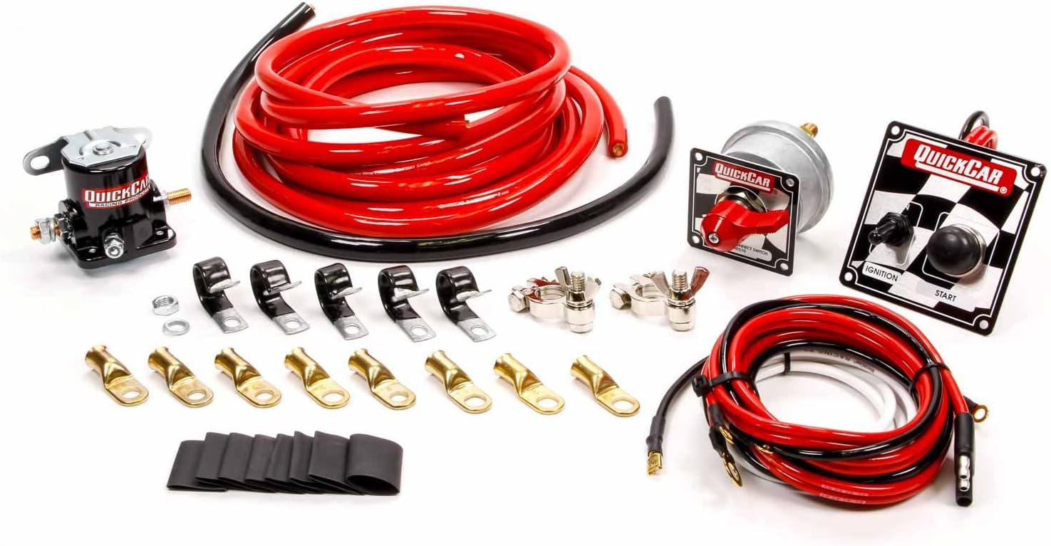 Quickcar Racing Products 50-235 Wiring Kit 4 Gauge with50-102 Panel