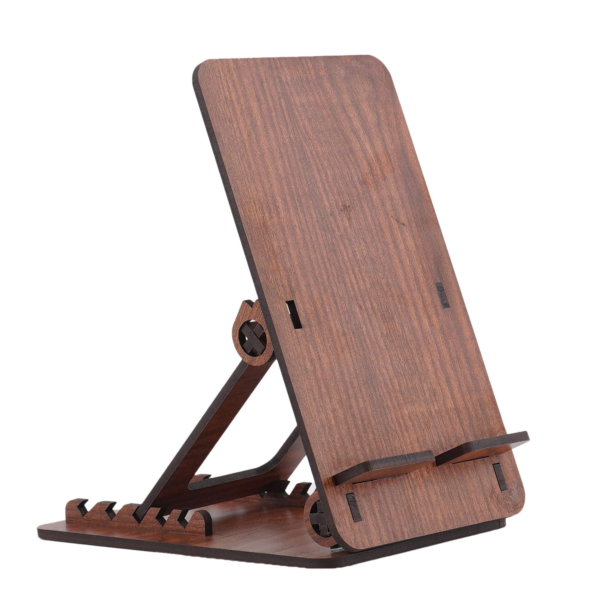 Craftzo Premium Wooden Mobile Stand/Mobile Holder/Dock Station with Charging Slot | Wooden Mobile Stand | Mobile Video Stand (P-1)-image-49
