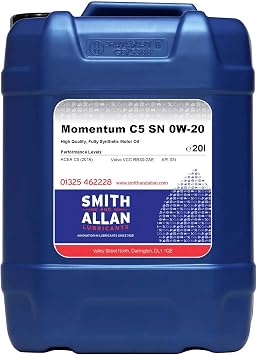 0W-20 Fully Synthetic Engine Oil ACEA C5 API SN VCC RBS0-2AE 20 Litre