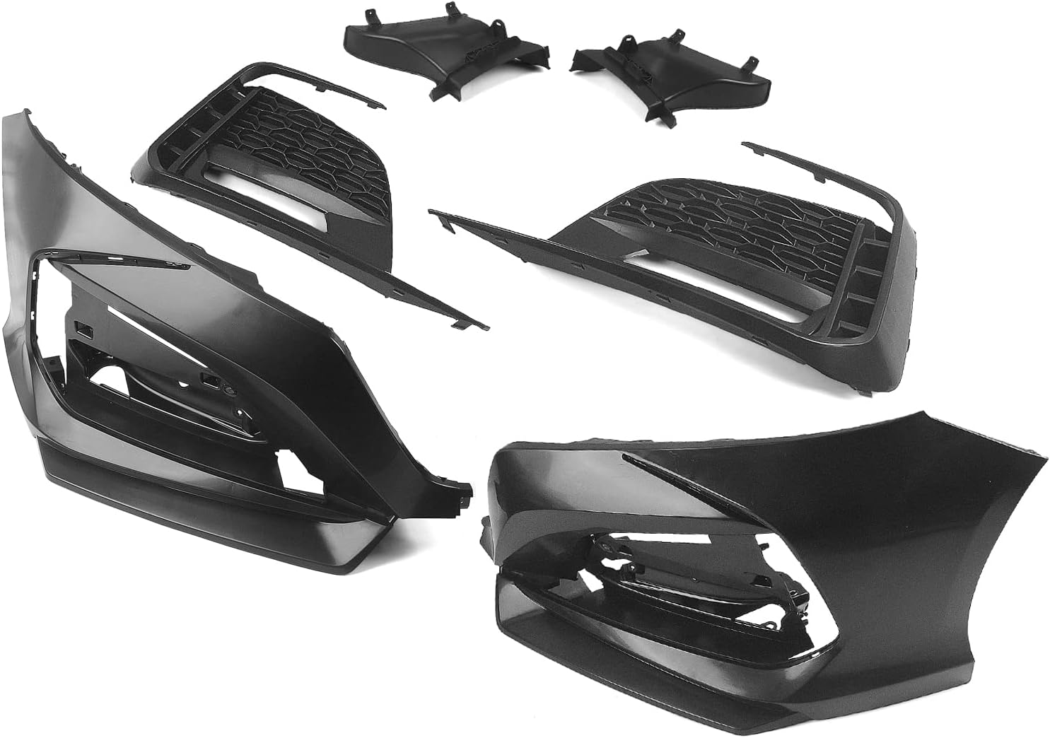 YOFER Front Bumper Surround Molding Trim For Honda Accord 10th 2018-2021 Unpainted