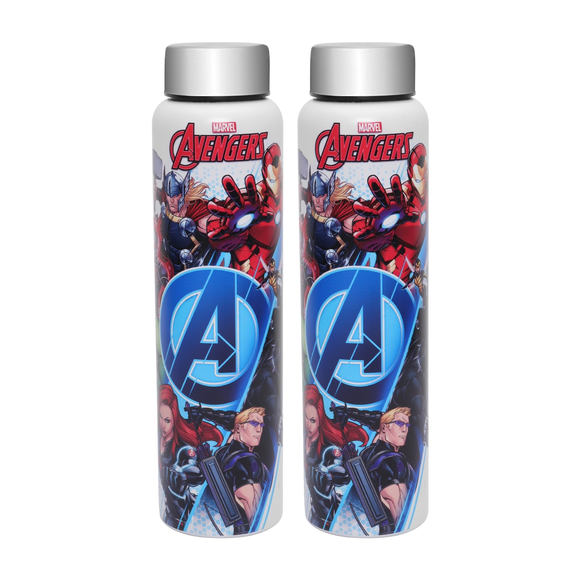 Jaypee Plus Galaxy prime Stainless Steel Water Bottle 980 ml Pack of 2 |Marvel Avengers Kids water bottle | Leak Proof School Bottles for Girls & Boys Picnic Bottle Travel Bottle (B0D1KB9KZ4) Amazon Price History, Amazon Price Tracker