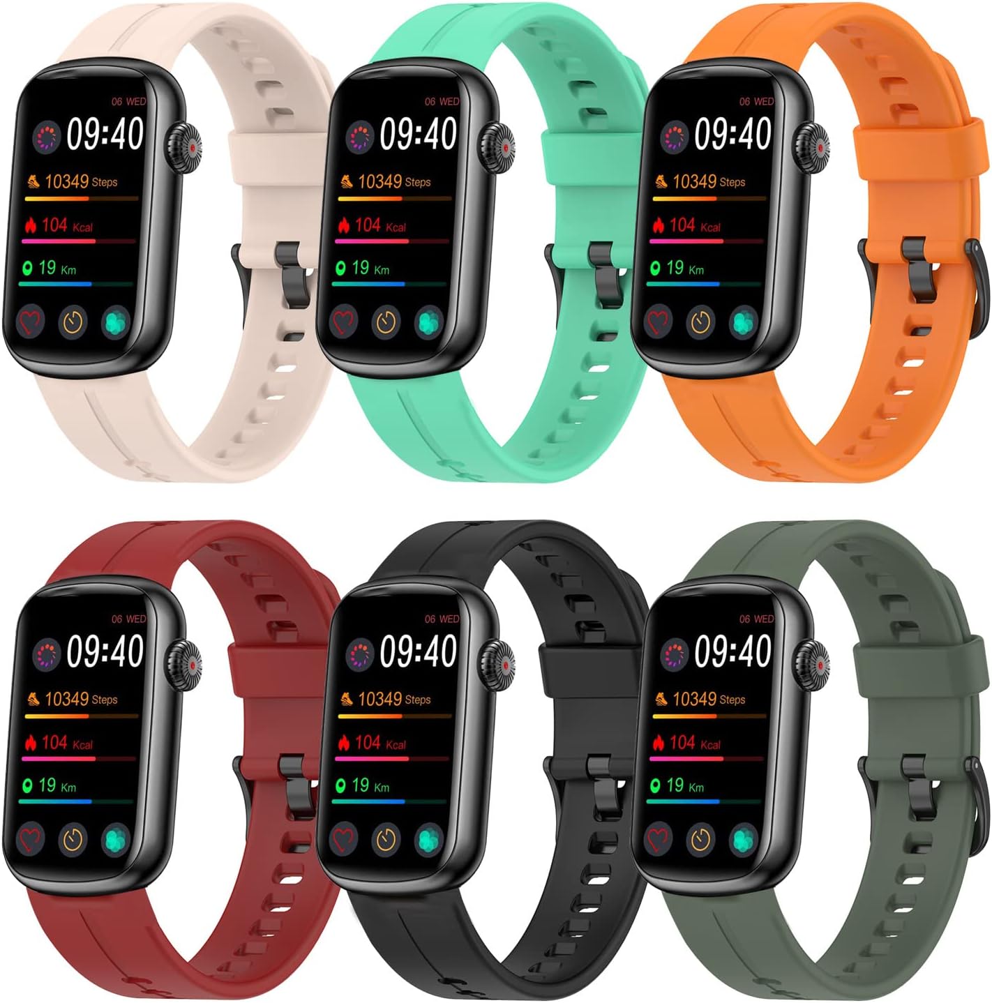 Wrist Strap Compatible for FITVII Slim Fitness Tracker...