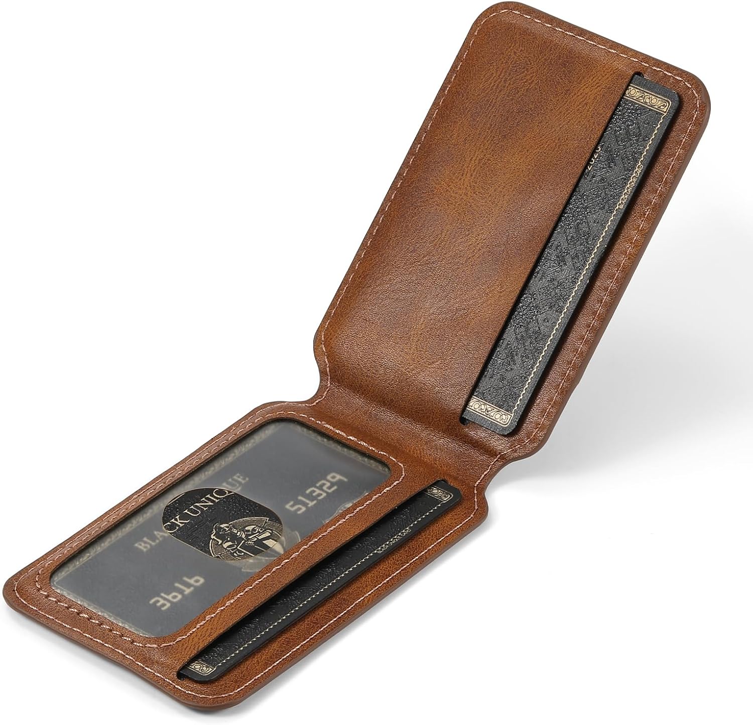 iPhone 16 Pro Max Wallet Case, Magnetic 2 in 1 Detachable Card Holder with MagSafe, Vintage Leather RFID Blocking Flip Kickstand Case for Men Women, 6.9 Inch Brown