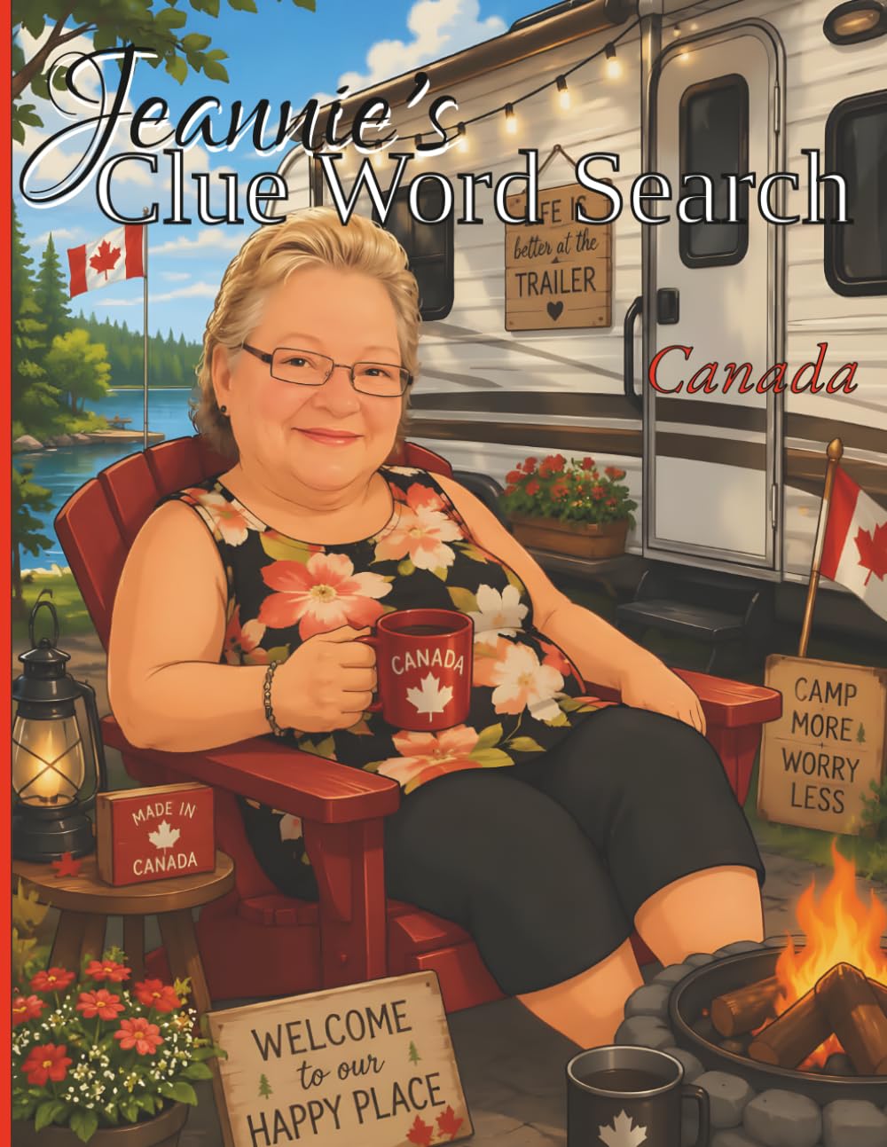 Jeannie’s & Linda’s Word Search: A Reversible Canadian Puzzle Book