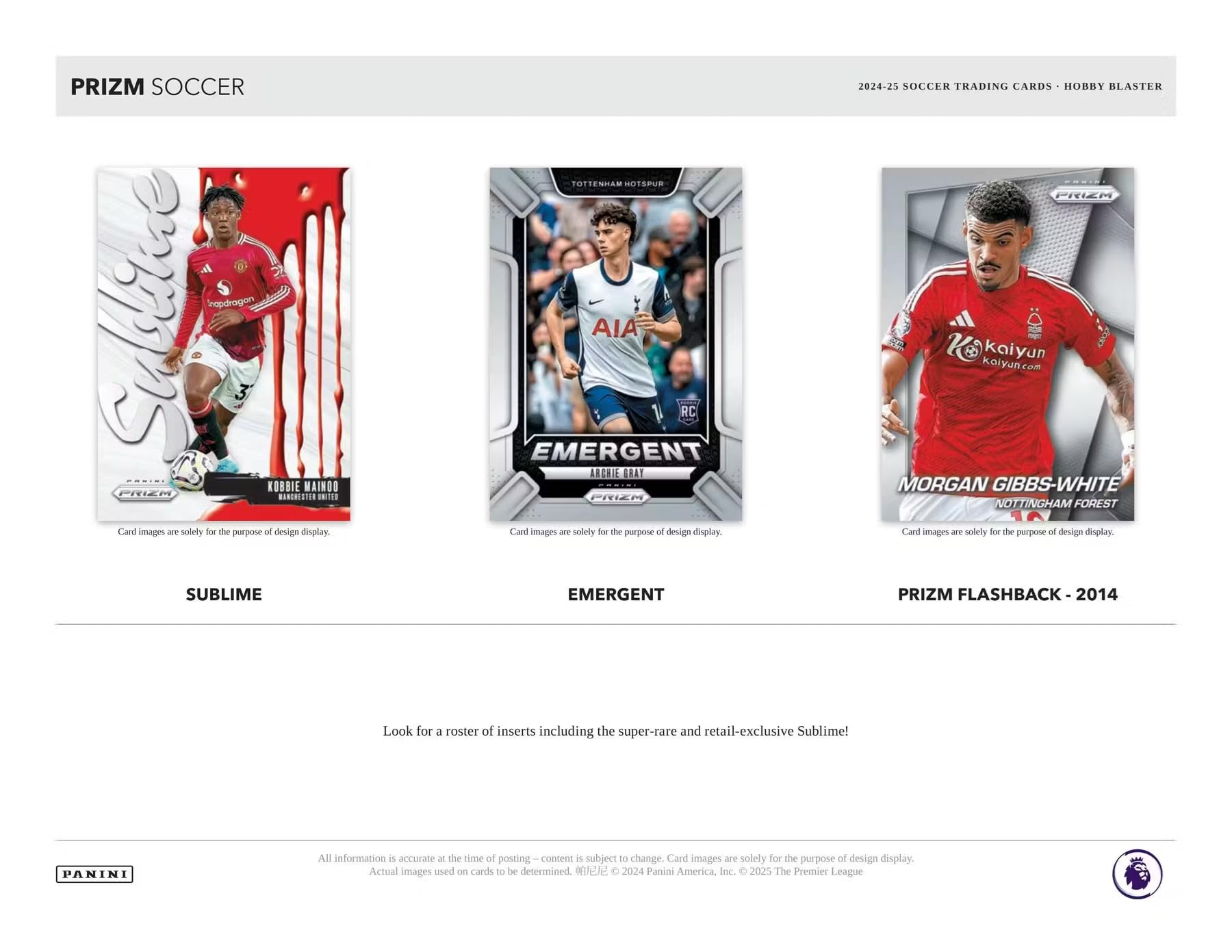 Amazon.com: 2024-25 Panini Prizm Premier League EPL Soccer Hobby