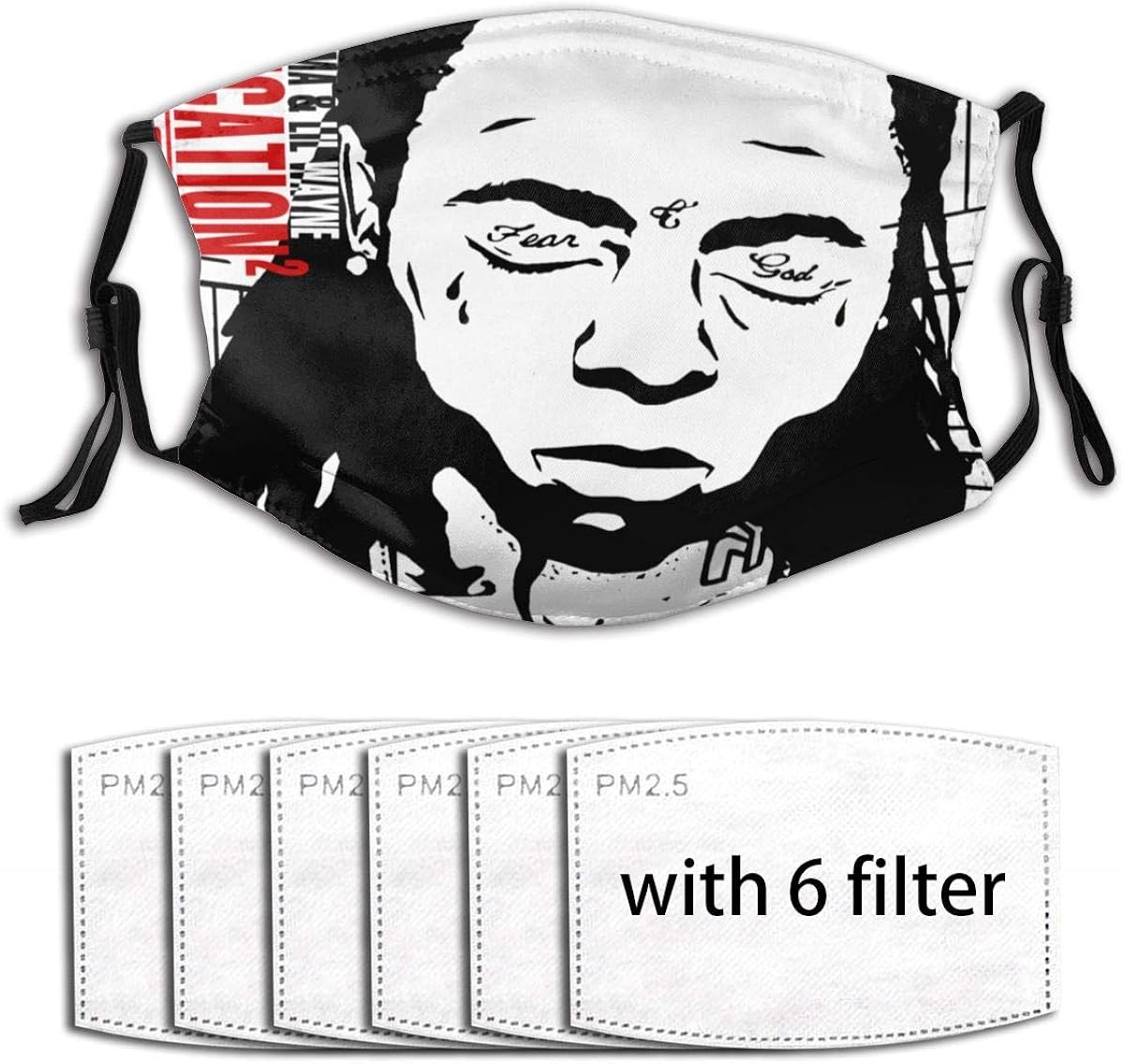 Lil Wayne Dedication 2 12 Breathable Dustproof Mouth Mask