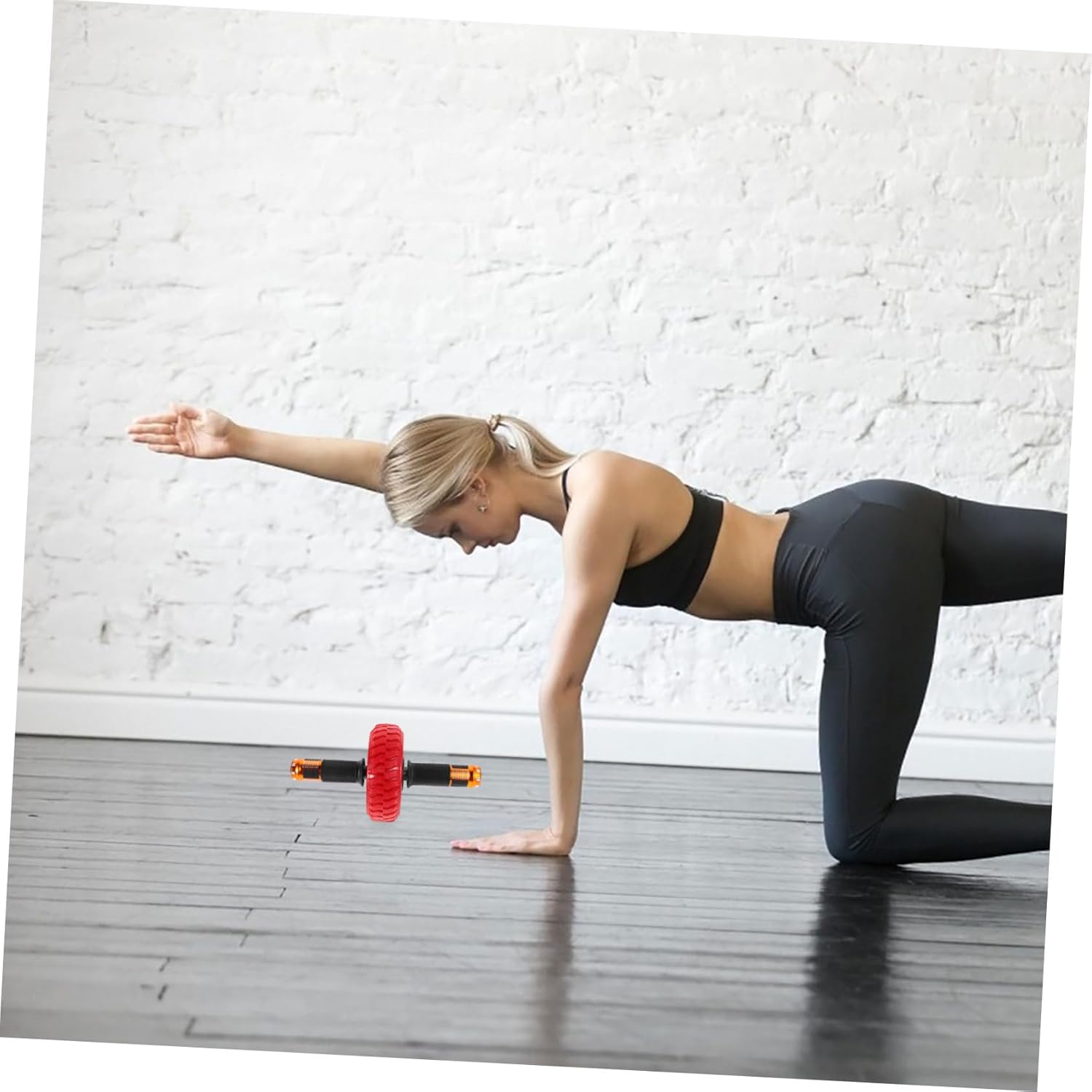 SUPVOX Ab Roller Wheel for Core Workouts Durable Abdominal Exercise Roller with Enhanced Resistance Ergonomic Handles for Home and Gym Use Burn Belly Fat and Strengthen Core Muscles