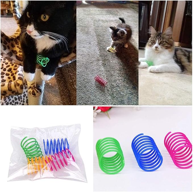 Juego de 12 resortes creativos para gato Andiker miniatura 8