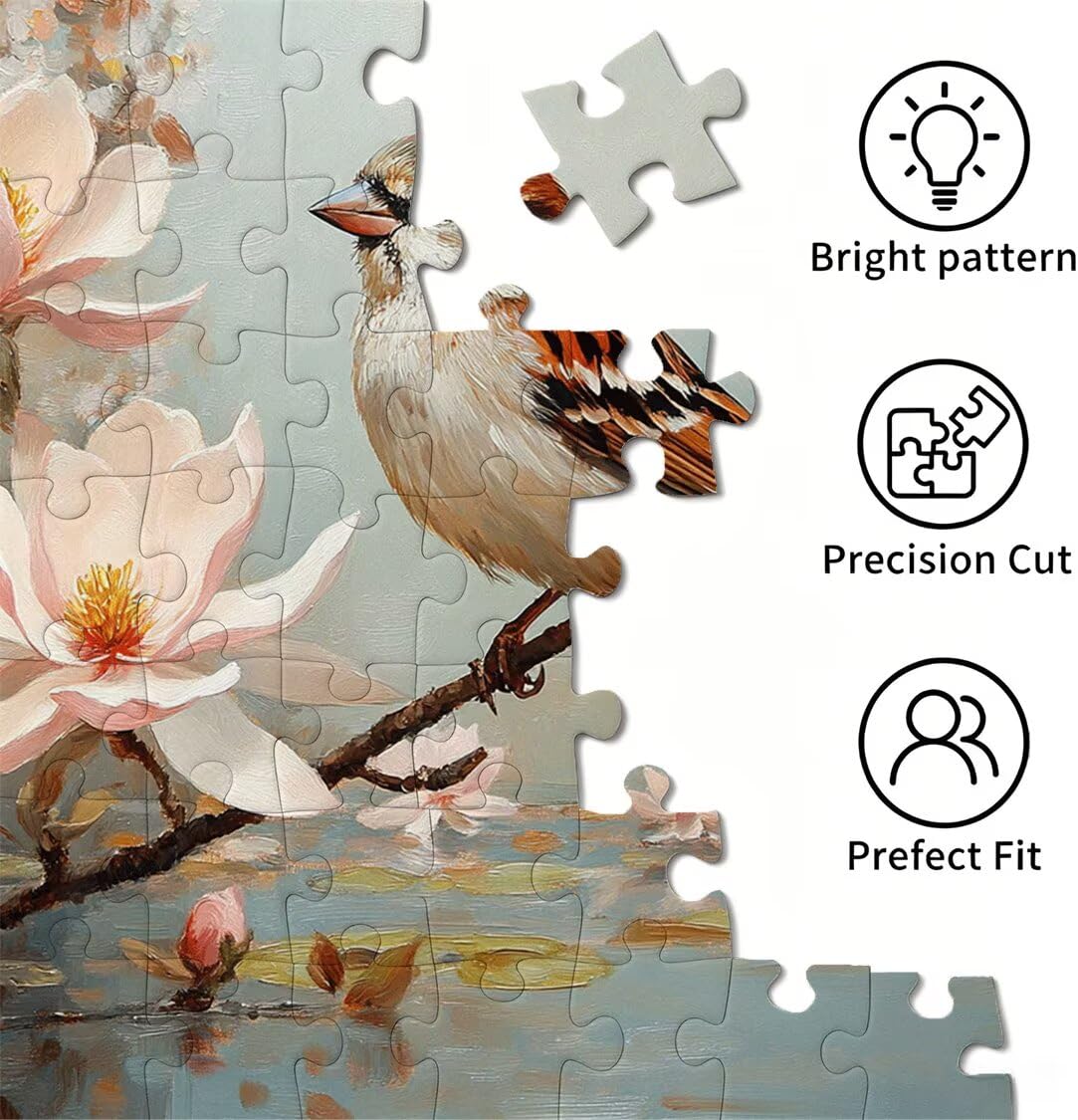 Puzzle dla dorosłych 6000, kwiat wróbel, 179 x 105 cm, n-278