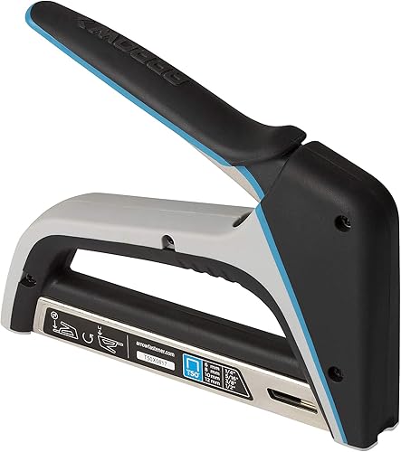 Miniatura 7 de Arrow T50X - Pistola de grapas resistente para tapicería, muebles, oficina, decoración, se adapta a grapas de 14", 516", 38" o 12"