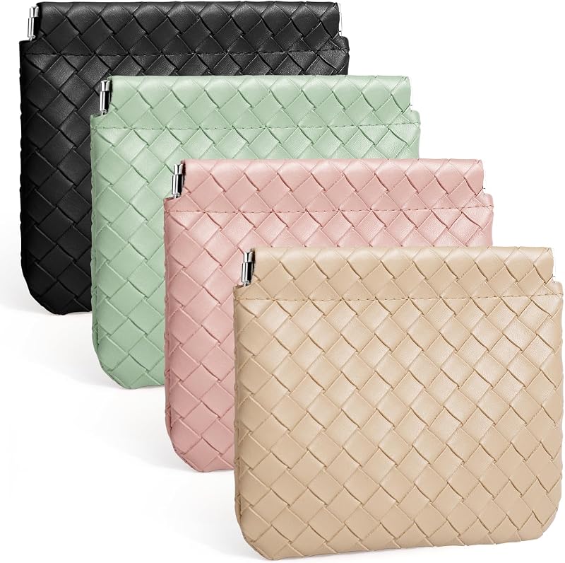 BUSOHA Necessaires de Maquiagem Compactas, Pacote com 4
