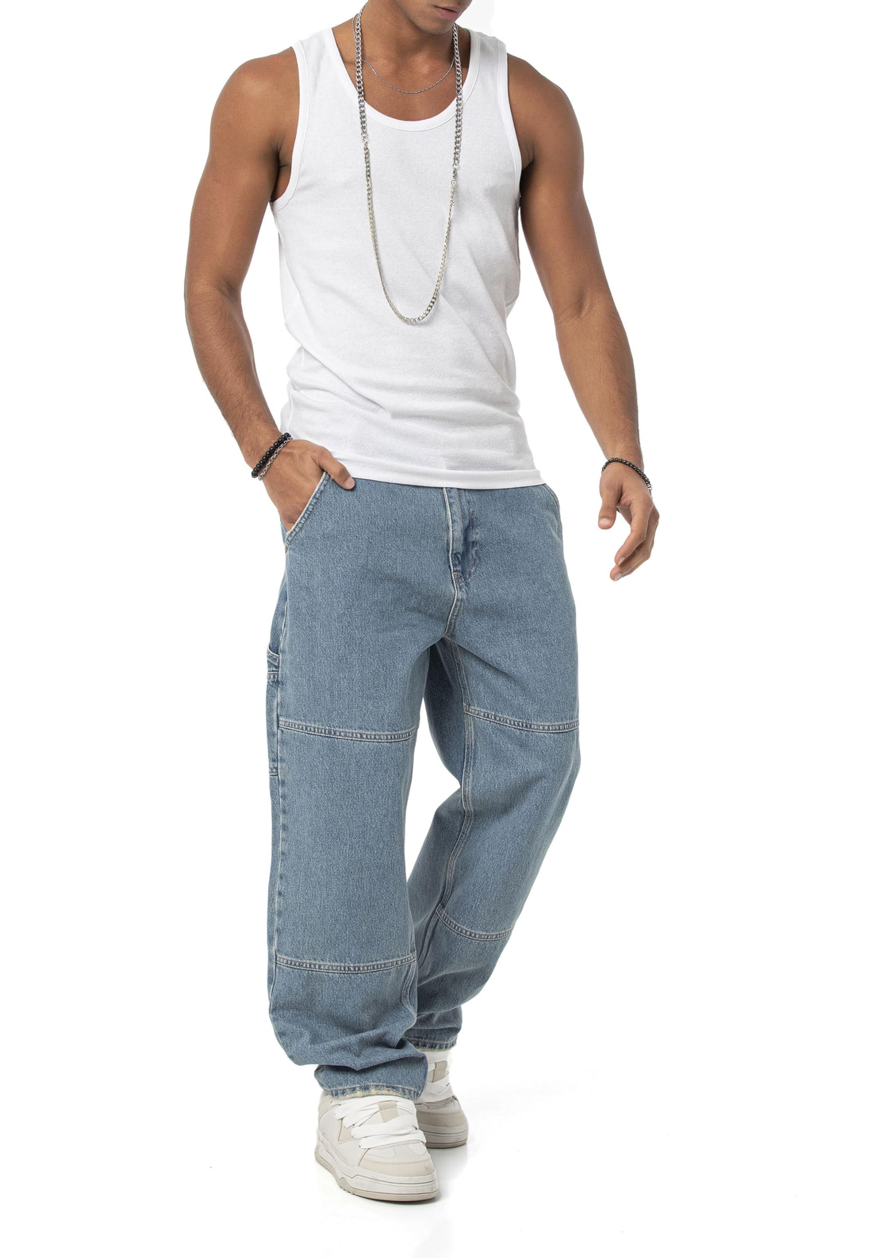 Redbridge Pantalones vaqueros holgados para hombre