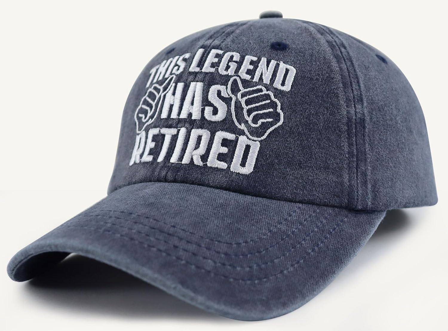 Xpayzere This Legend Has Retired Baseball Cap for Men Women Retirees, Funny Adjustable Washed Cotton Embroidered Hat - Image 2
