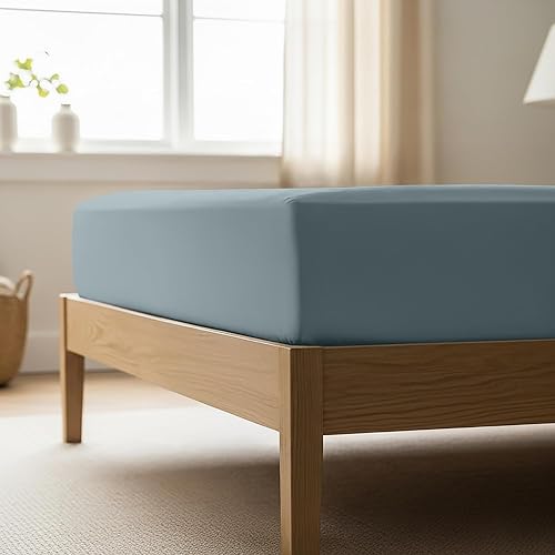 Miniatura 216 de Mellanni California King Fitted Sheet - Iconic Collection Bedding Sheets with up to 16 inch Deep Pocket - Soft & Cooling - Fade & Stain Resistant