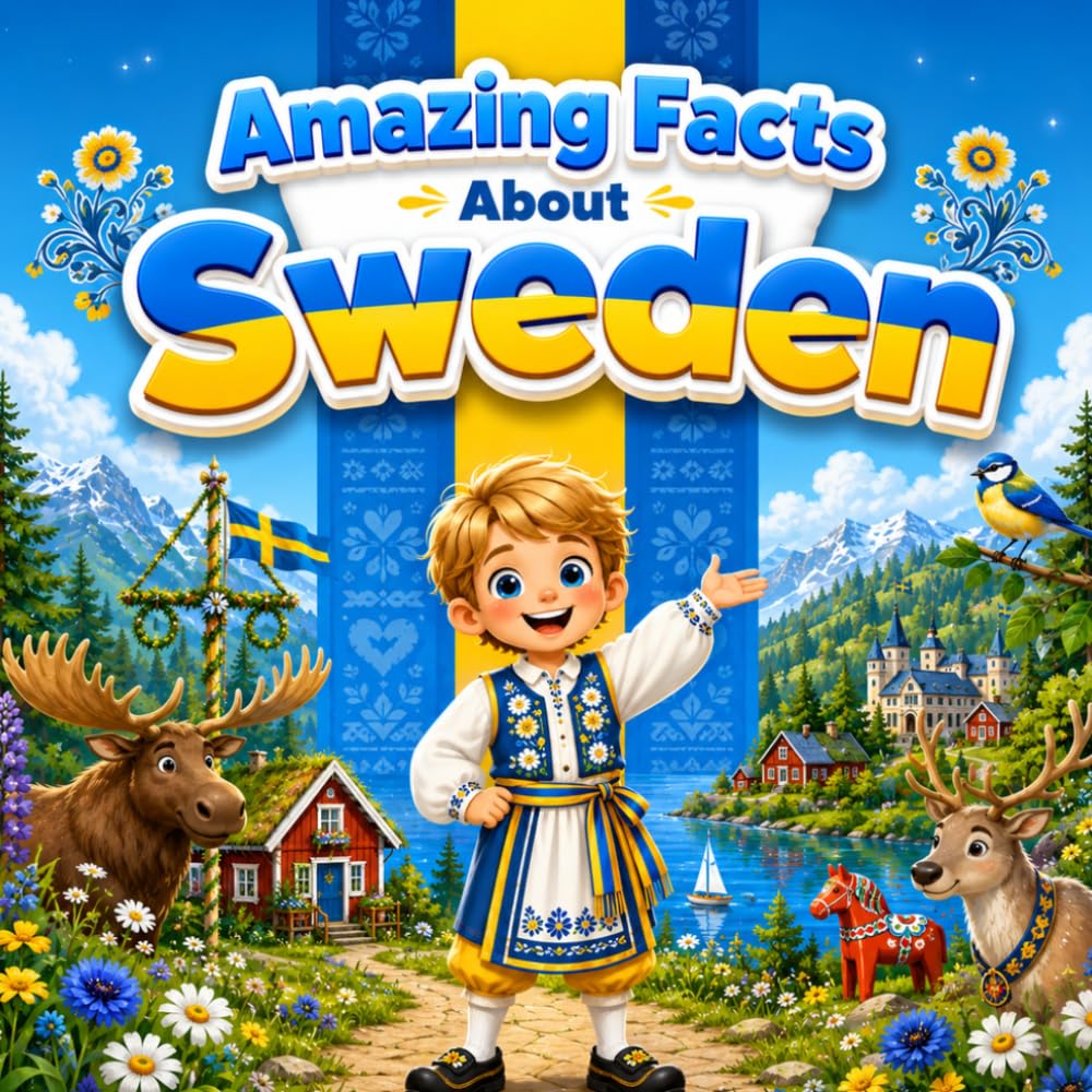 Amazing Facts About Sweden: A Collection of Interesting Facts About Sweden For Kids, Everything Young Readers Should Know About Its History, Geography, Wildlife, Traditions, Culture, and More